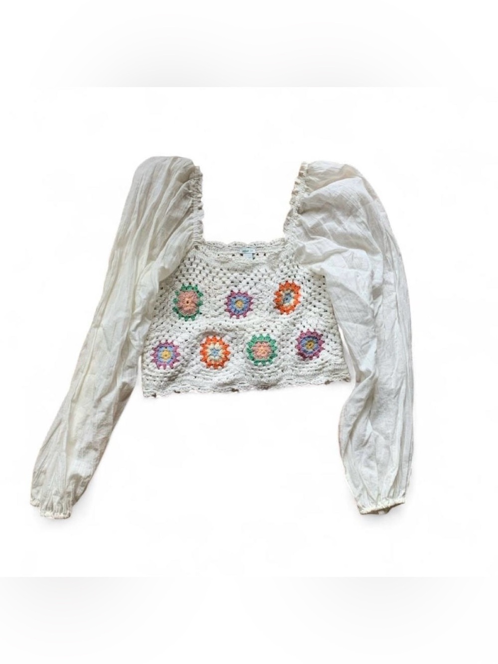 aerie crochet crop top
